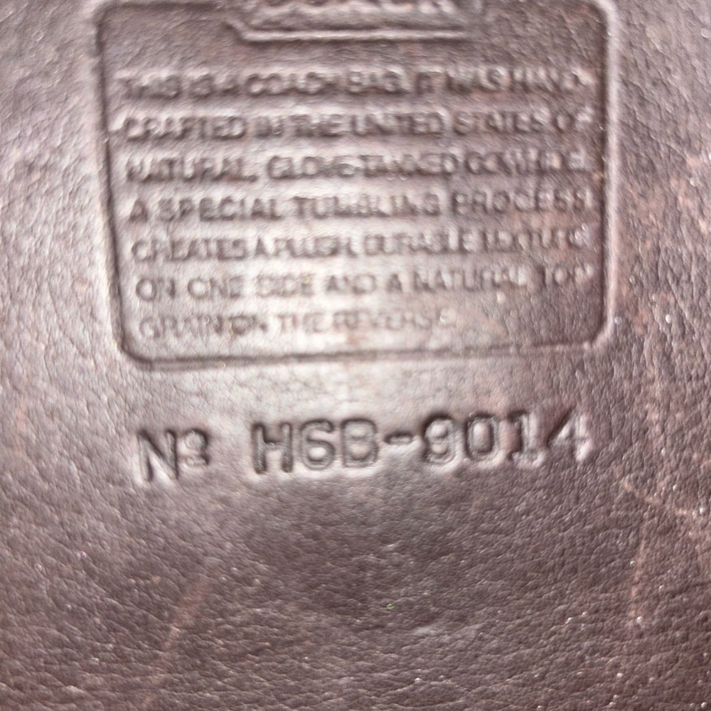 Rare Vintage Coach Berkeley Crescent saddle bag 9014 - Picture 17 of 17